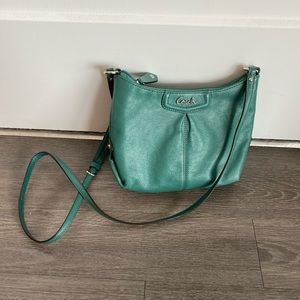 Coach leather crossbody bag